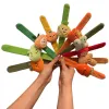 Colorful plush hand-cranked toys are cute and fun, making sounds while swinging. They are educational toys for children's intelligence and early education Item Picture